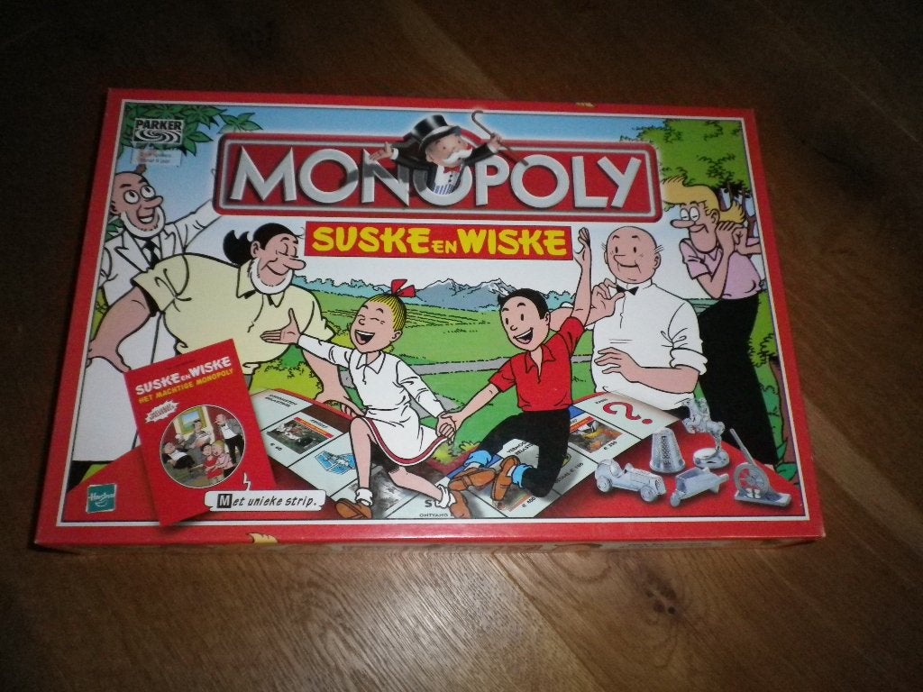 Monopoly Suske en Wiske, Ophalen, Zo goed als nieuw, Parker