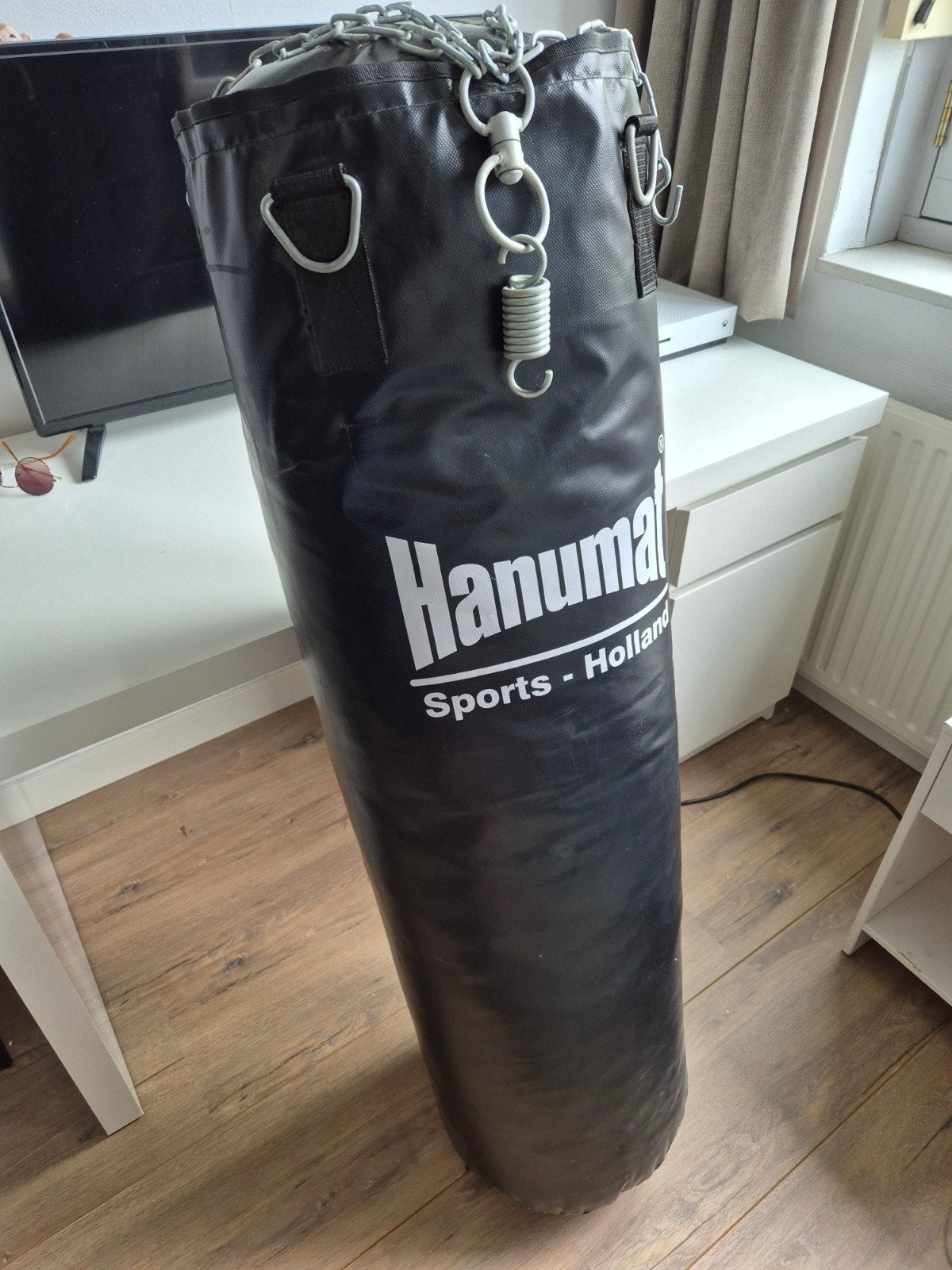 Hanumat Kickbokszak/Bokszak 120 cm - Zo goed als nieuw, Sport en Fitness, Ophalen, Zo goed als nieuw, Bokszak
