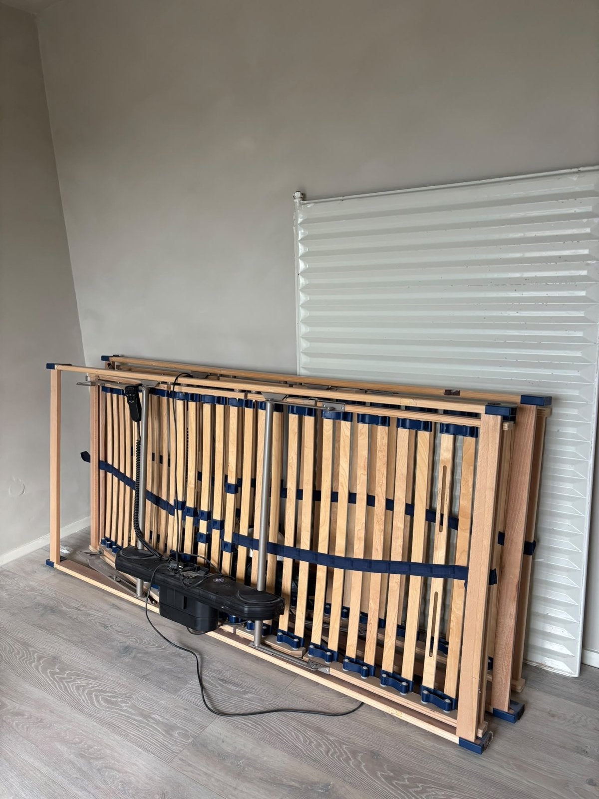 Verstelbare lattenbodem 90x200 cm 2 stuks, Ophalen, Verstelbaar, 90 cm, Zo goed als nieuw
