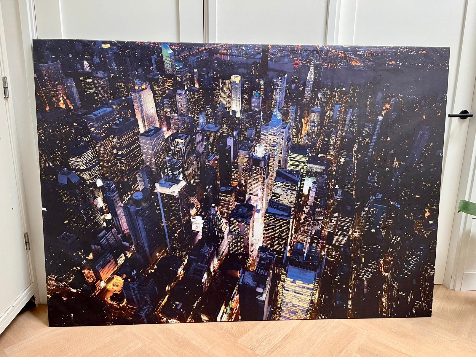 Canvas New York City Skyline (140 x 200 cm), Ophalen