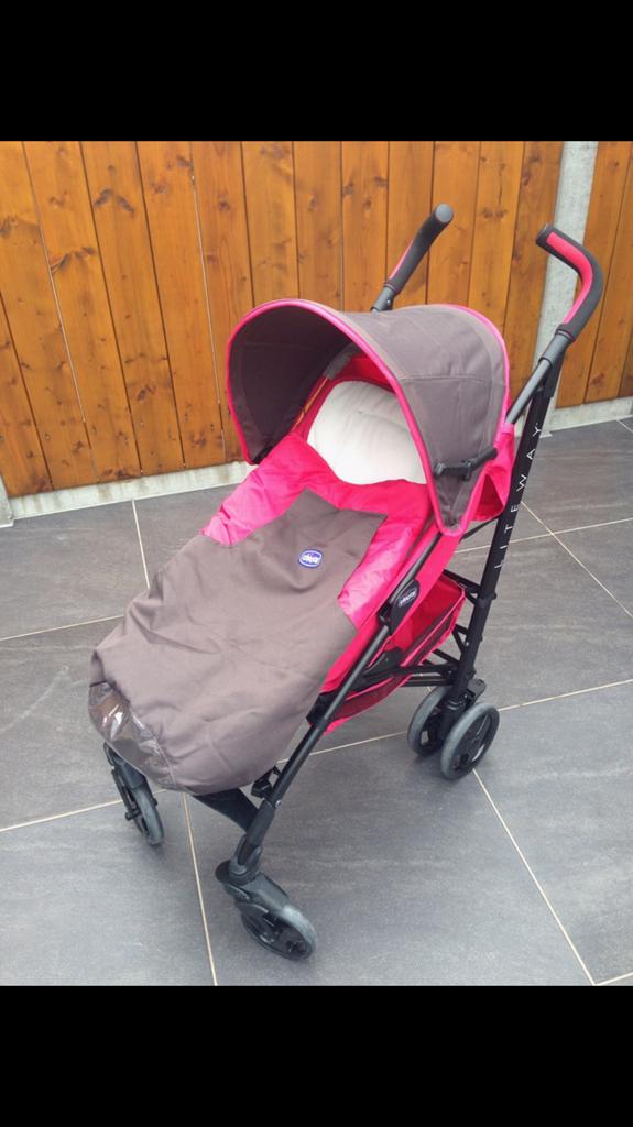 Chicco buggy met voetenzak, Ophalen of Verzenden, Zo goed als nieuw, Voetenzak