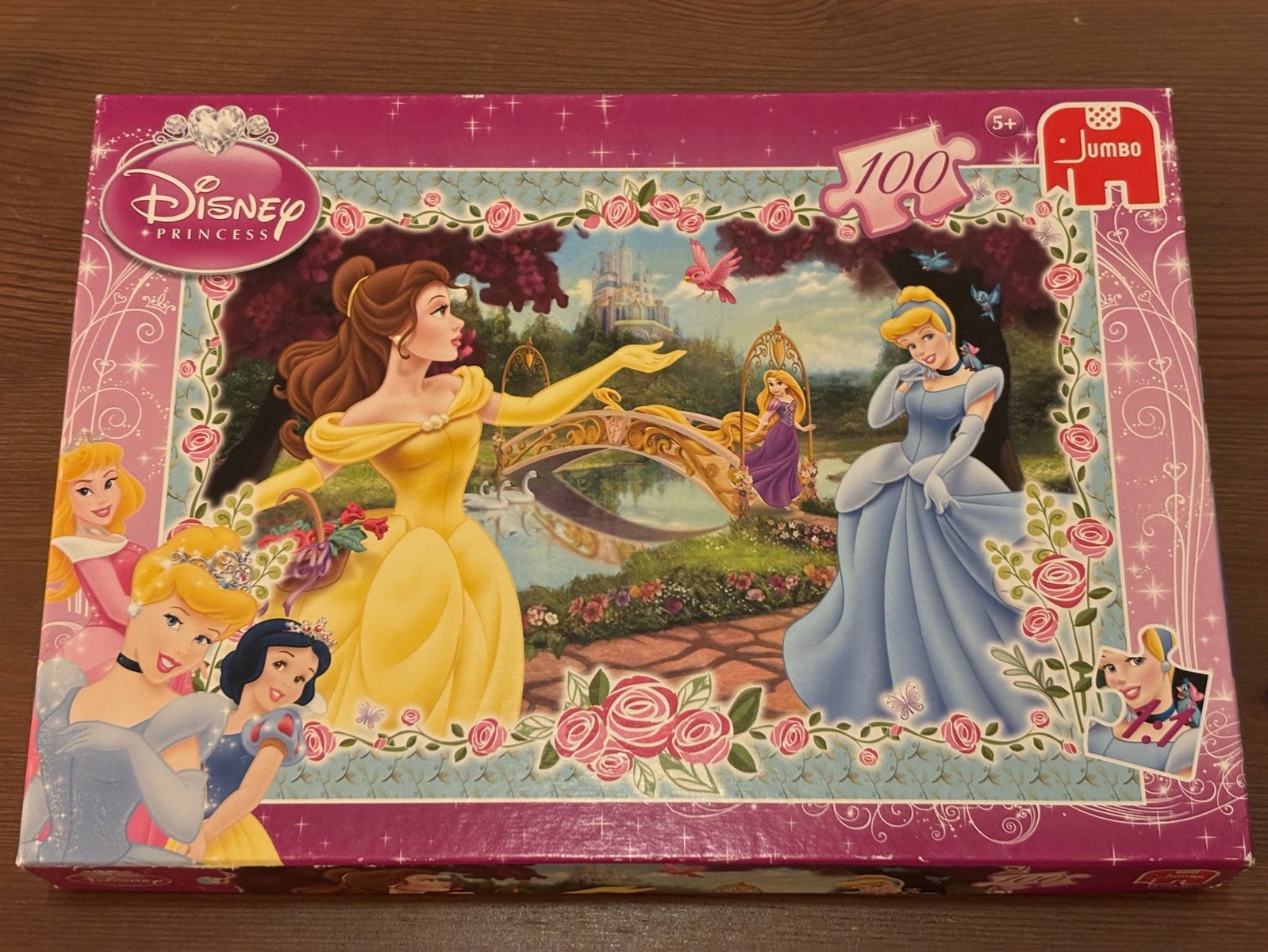 Prinsessenpuzzel 100 stukjes, Ophalen of Verzenden, Meer dan 50 stukjes, Zo goed als nieuw, 4 tot 6 jaar