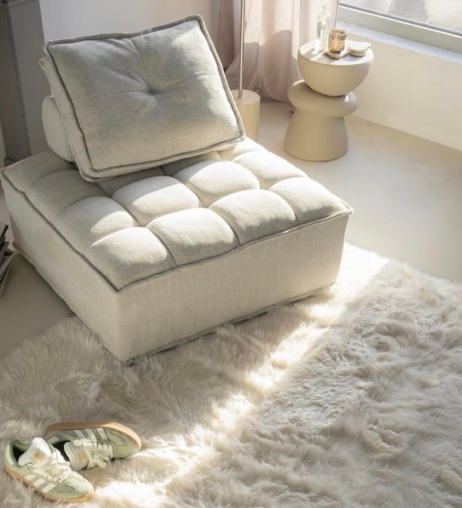 Laska vloerkleed By Boo crème/wit - Nieuw in verpakking, Huis en Inrichting, Stoffering | Tapijten en Kleden, Ophalen, 150 tot 200 cm