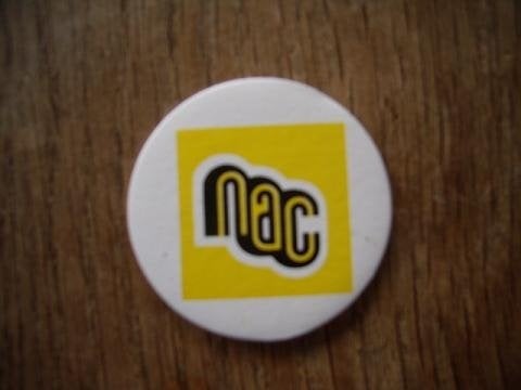 NAC foam sticker oud logo 4,5cm, Ophalen of Verzenden, Nieuw, Bedrijf of Vereniging