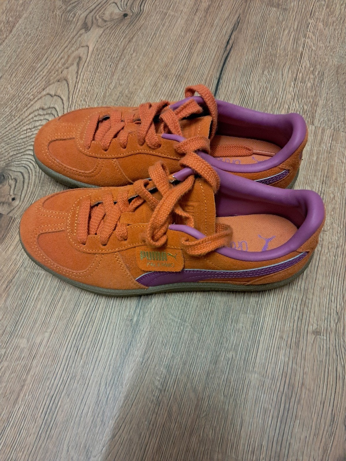 Oranje sneaker Puma Palermo maat 37, Puma, Oranje, Ophalen of Verzenden, Sneakers of Gympen