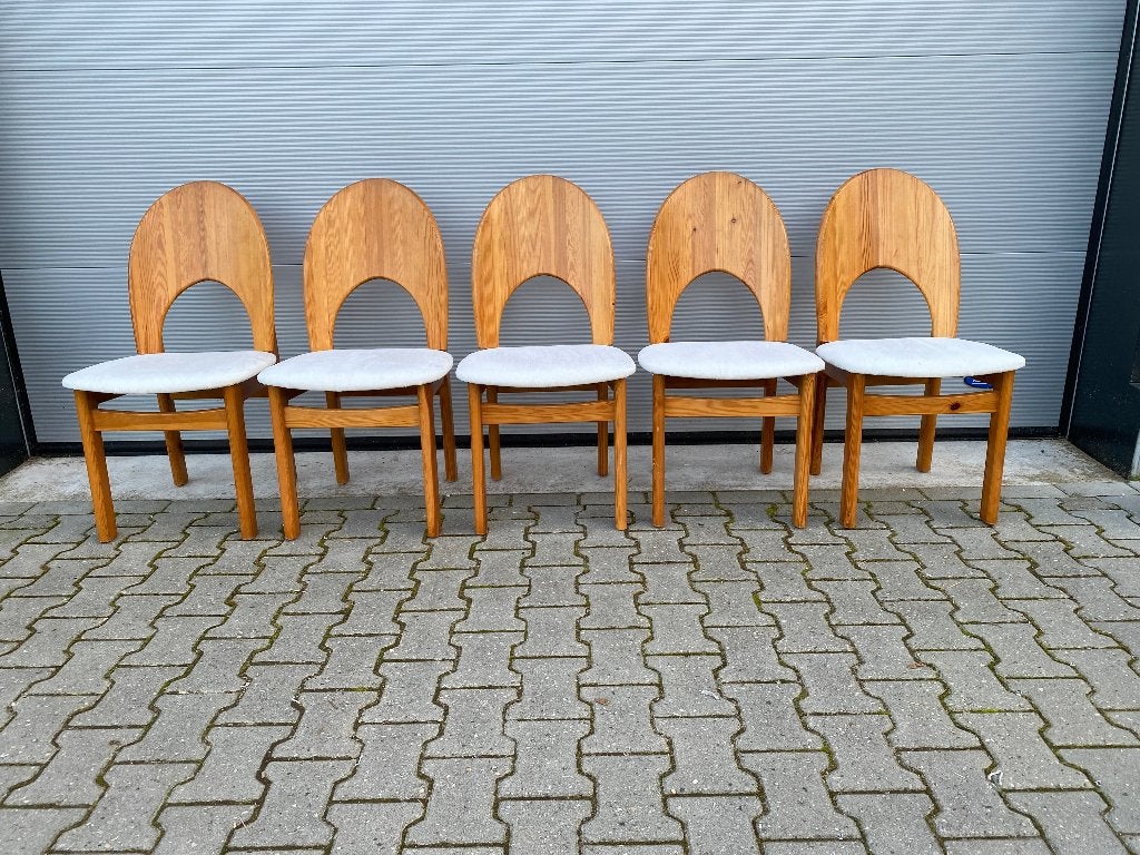 Glostrup Spoonback eetkametstoelen 5x, Huis en Inrichting, Fauteuils, Ophalen, Scandinavisch design, 75 tot 100 cm, Zo goed als nieuw
