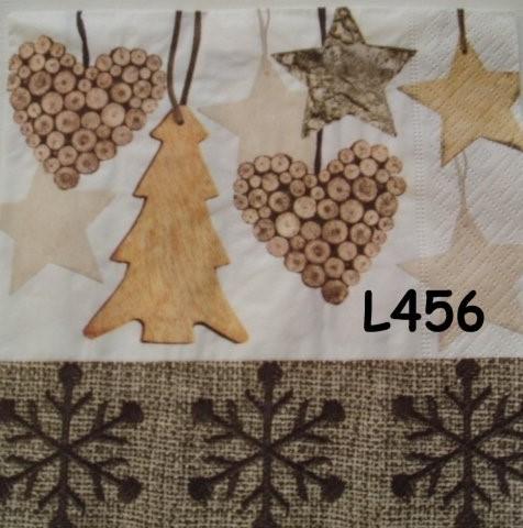 OPRUIMING servetten decoupage * kerst ornamenten L456 – 12x, Verzenden, Nieuw, Knutselwerk