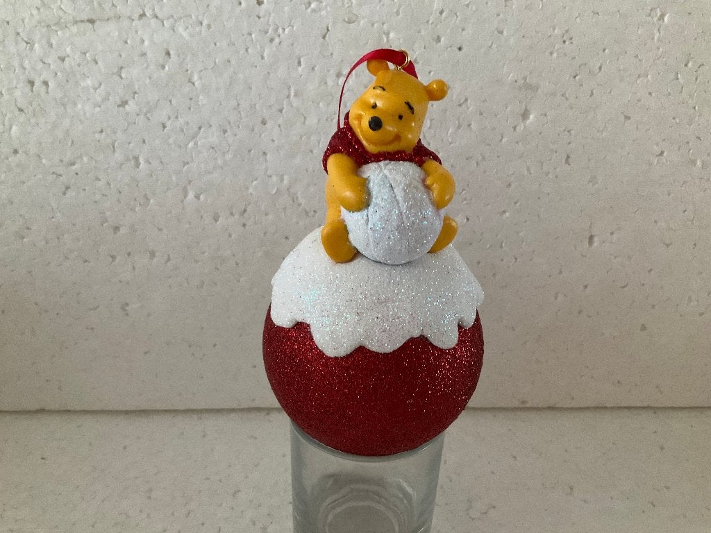 Disney winnie de poeh - kerstbal - ornament, Verzamelen, Disney, Ophalen of Verzenden, Winnie de Poeh of vrienden, Zo goed als nieuw
