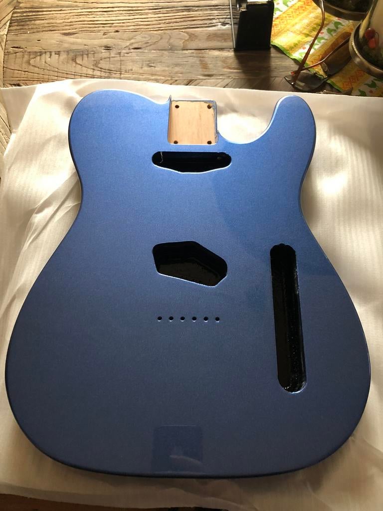 Telecaster body” Blue Metallic Elzen new “, Verzenden, Geen, Geen, Nieuw