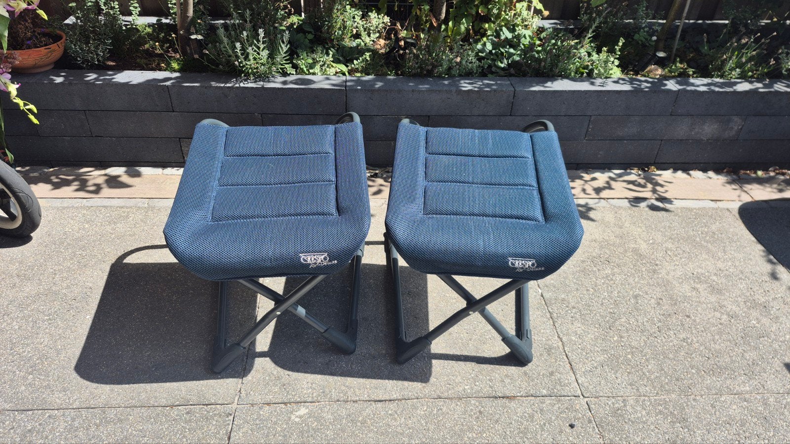 2x Crespo Voetenbank AP/231 Air-Deluxe Blauw, Ophalen of Verzenden