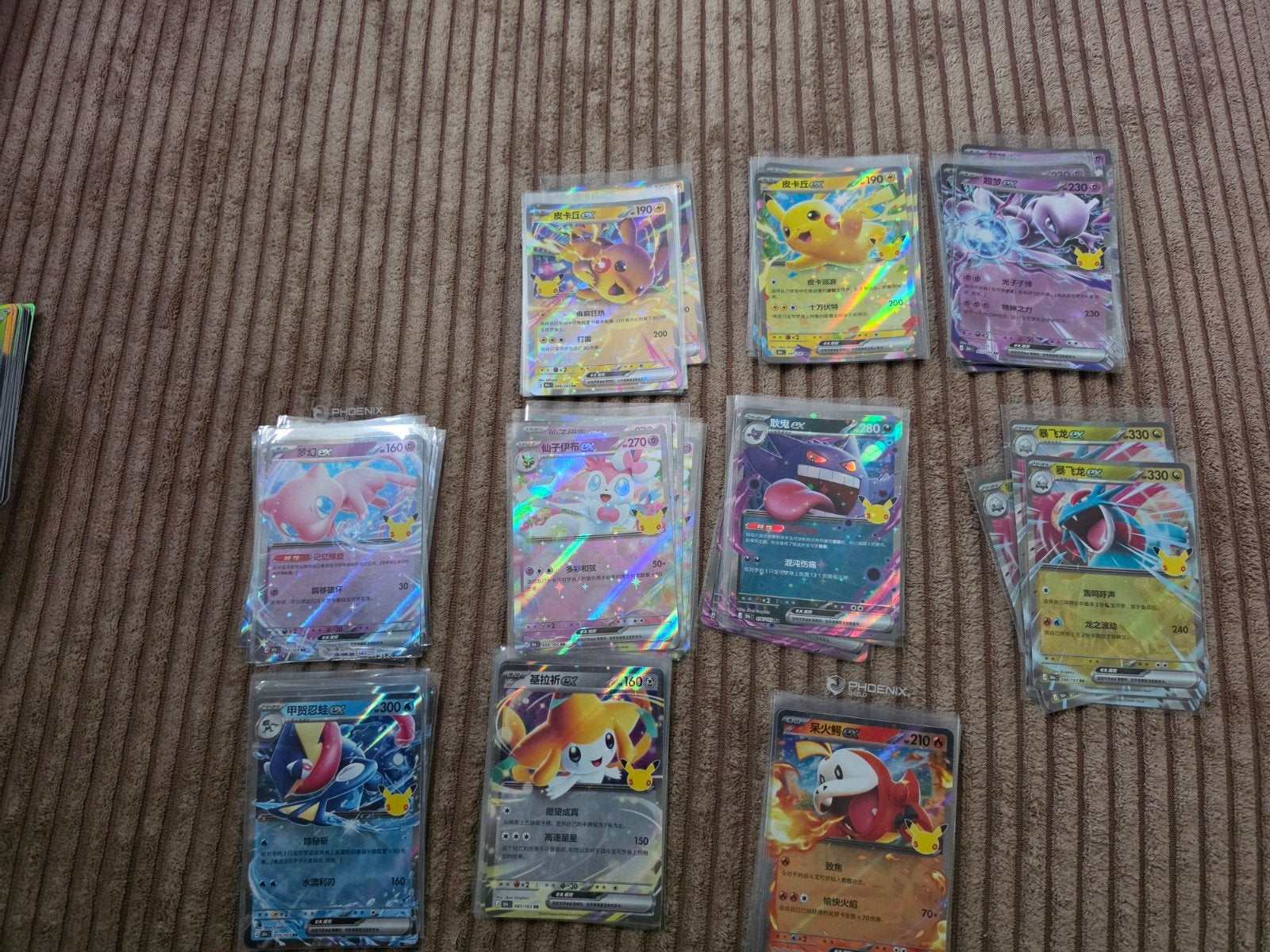 Pokémon Celebrations Chinese kaarten, Hobby en Vrije tijd, Ophalen of Verzenden, Zo goed als nieuw, Meerdere kaarten