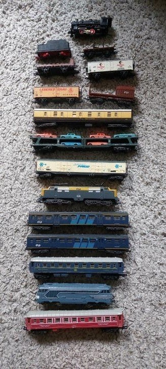 Treintjes en rails, Ophalen, Gebruikt, NS, Lima