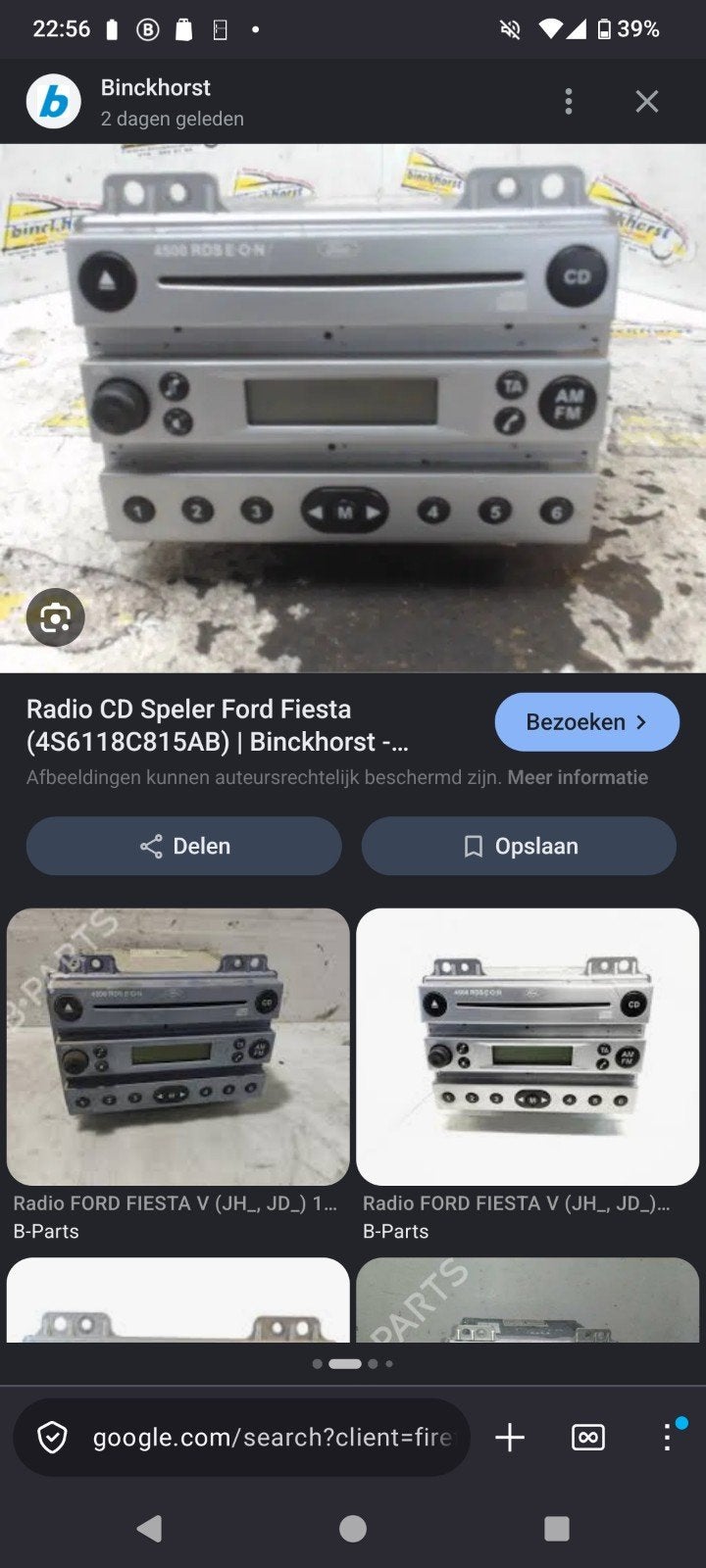 Stuurwielbediening interface Fiesta fusion 2005  (rds4500), Ophalen of Verzenden, Gebruikt