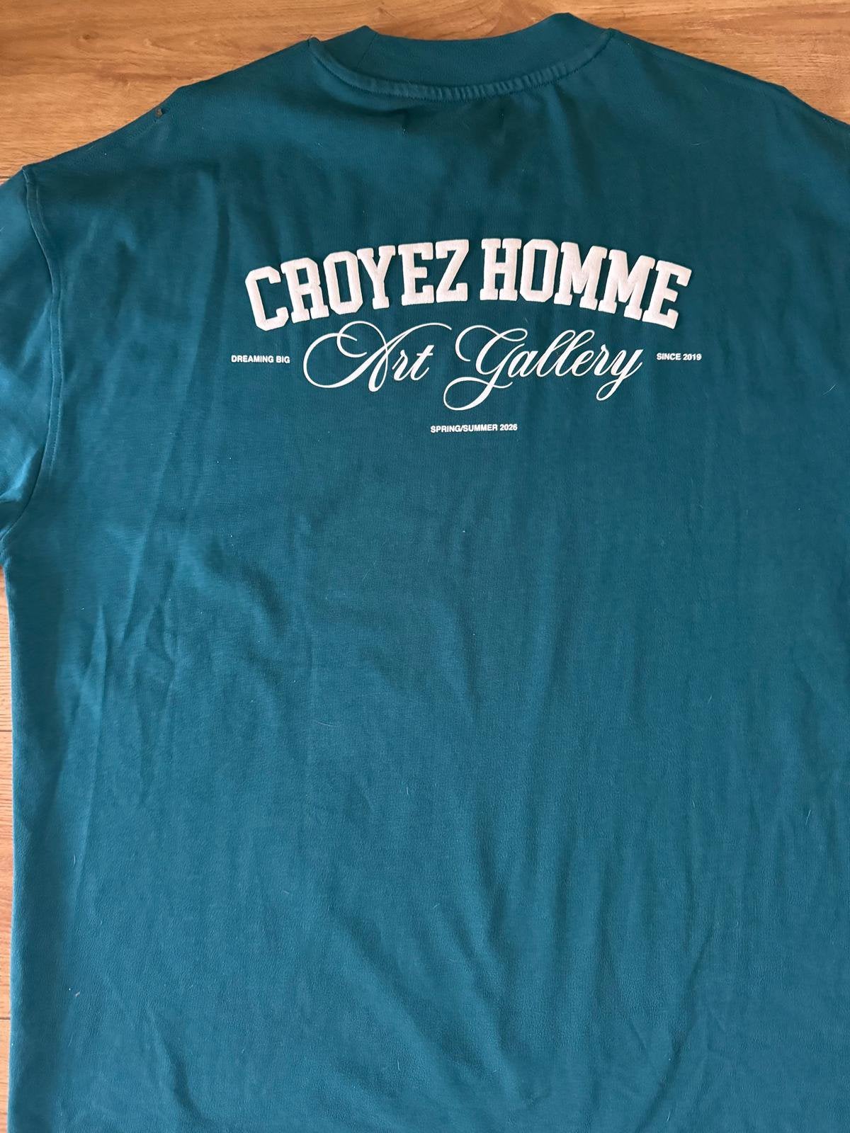 Nieuw origineel croyez t shirt, Kleding | Heren, Ophalen of Verzenden, Zo goed als nieuw, Maat 52/54 (L), Groen
