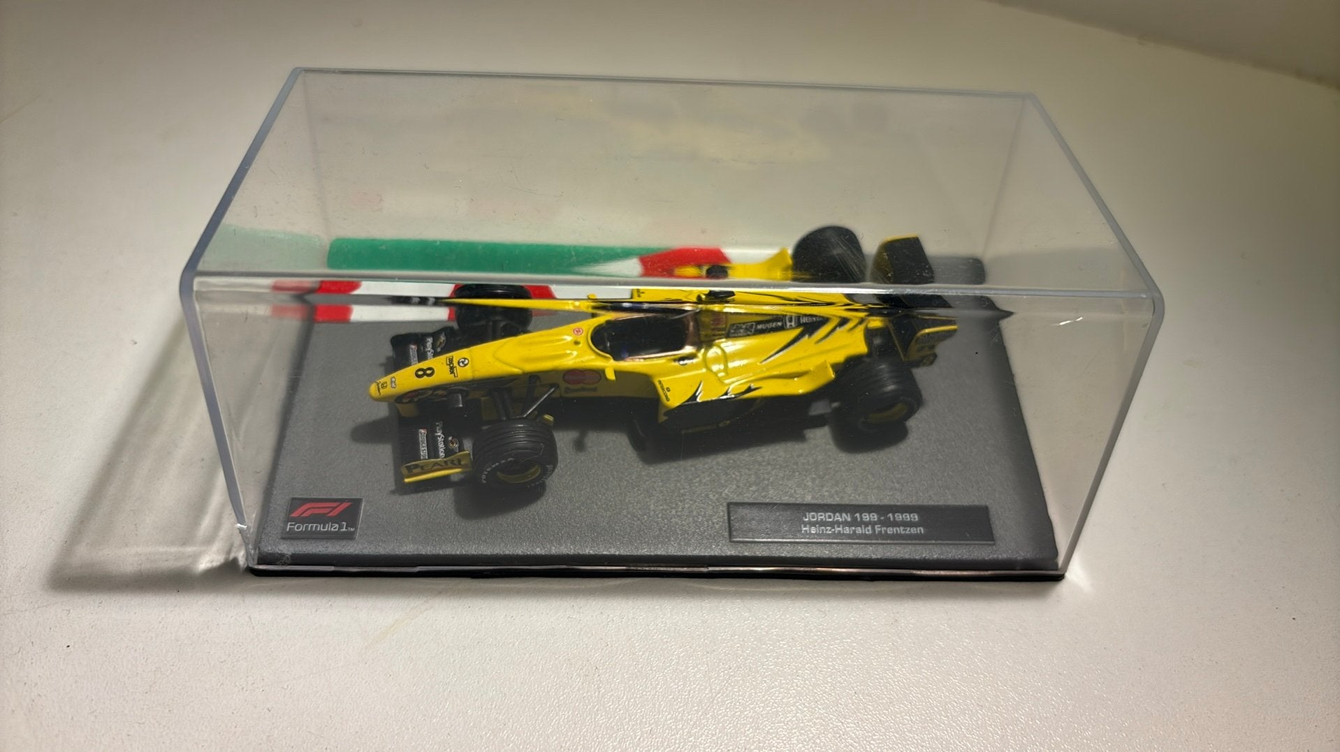 F1 jordan 199 heinz harald frentzen atlas 1.43, Hobby en Vrije tijd, Overige merken, Auto, Ophalen of Verzenden, A