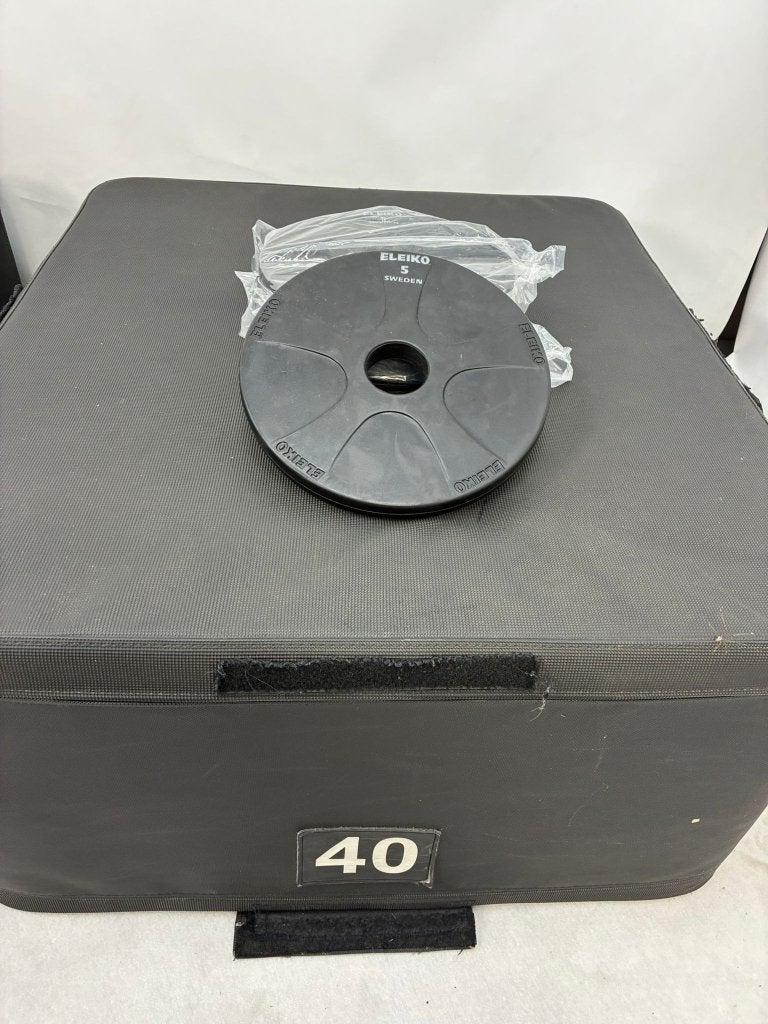 Eleiko Vulcano plates 5KG, Niet ingevuld, Zo goed als nieuw, Ophalen, Niet ingevuld