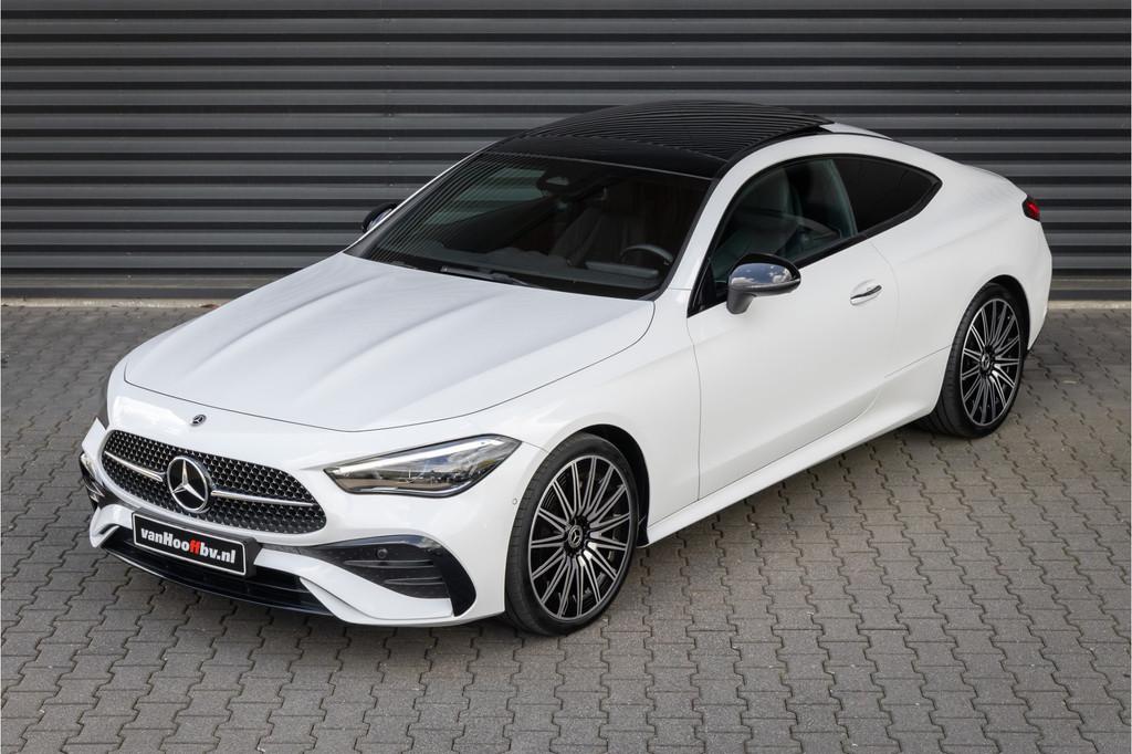 Mercedes-Benz CLE Coupé 200 AMG Line 20'' - Night - Burmest, Automaat, 4 cilinders, 4 stoelen, Wit