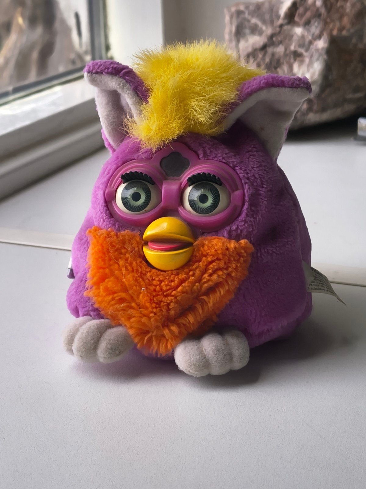 Vintage Furby Buddy Paars/Oranje (werkend!), Ophalen of Verzenden, Gebruikt, Jongen of Meisje