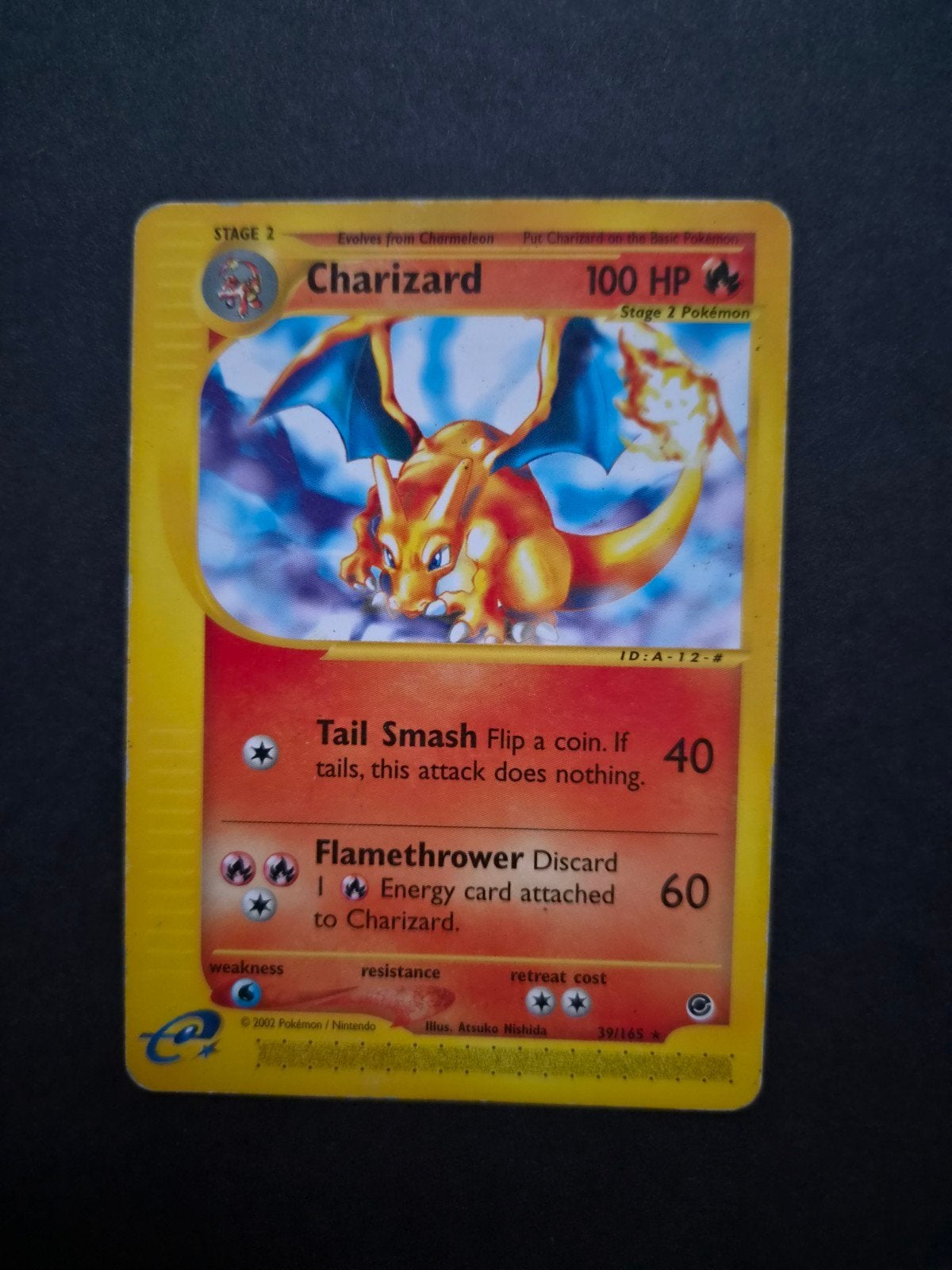 Charizard 39 Pokemon Expedition non holo, Ophalen of Verzenden, Zo goed als nieuw