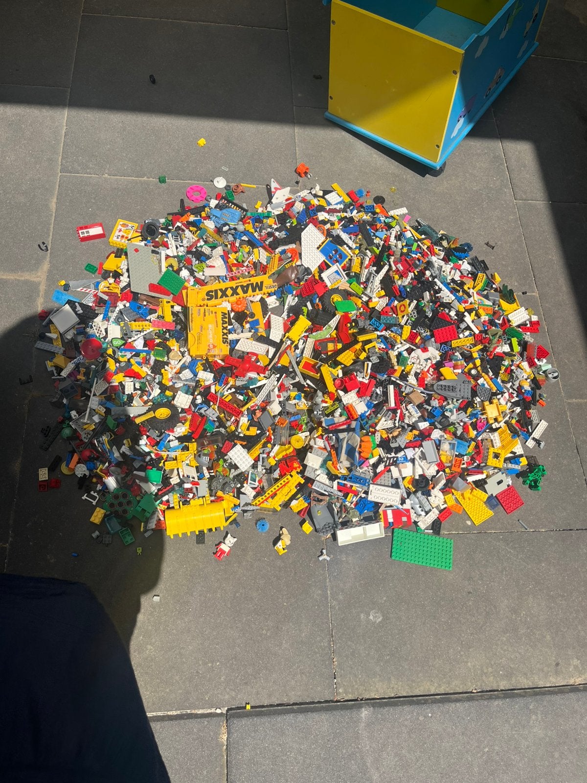 Losse Lego incl. 25 bouwplaten/straten en boekjes, Kinderen en Baby's, Speelgoed | Duplo en Lego, Ophalen, Zo goed als nieuw, Losse stenen