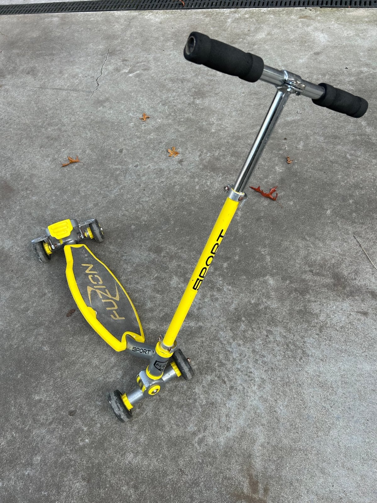 Fuzion Sport step - Geel, Fietsen en Brommers, Ophalen, Gebruikt, Gewone step