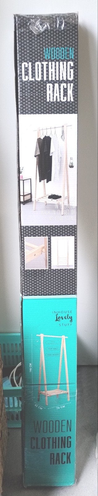 Kledingrekje, Ophalen, Hout, Wandkapstok, Minder dan 100 cm
