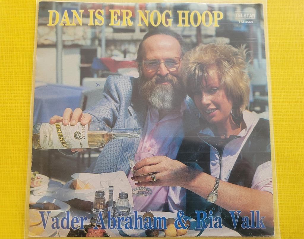 Vader Abraham & Ria Valk - Dan is er nog hoop., Ophalen, Zo goed als nieuw, Overige formaten, Levenslied of Smartlap