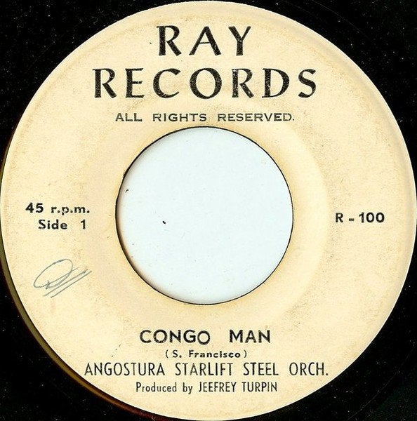Angostura Starlift Steel Orch. "Congo Man" (Ray Records), Ophalen of Verzenden, Gebruikt, Latin en Salsa