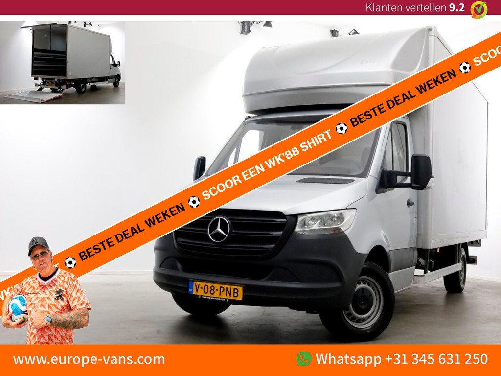 Mercedes-Benz Sprinter 317 CDI 170pk 9G Automaat Bakwagen me, Automaat, Achterwielaandrijving, Gebruikt, Euro 6