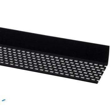 Ventilatieprofiel kunststof zwart 29x60mm 260cm, Ophalen, Minder dan 50 cm, 50 tot 100 cm, Zwart
