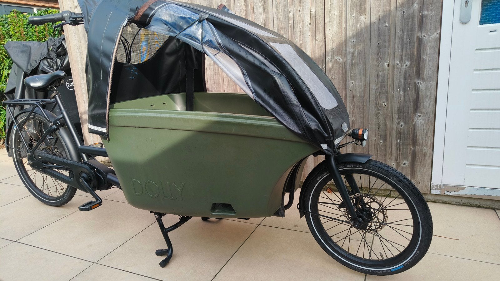Dolly Bakfiets met accessoires, Zo goed als nieuw, Elektrisch, Schijfrem, Ophalen