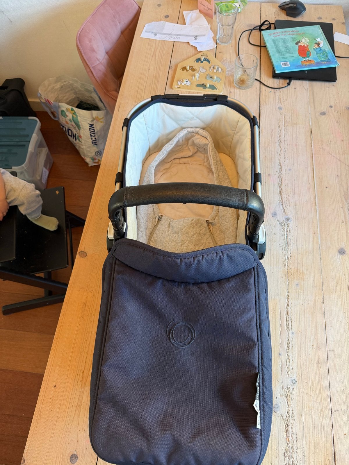 Bugaboo Donkey 3 Reiswieg met trappelzak, Ophalen, Gebruikt, Bugaboo, Combiwagen