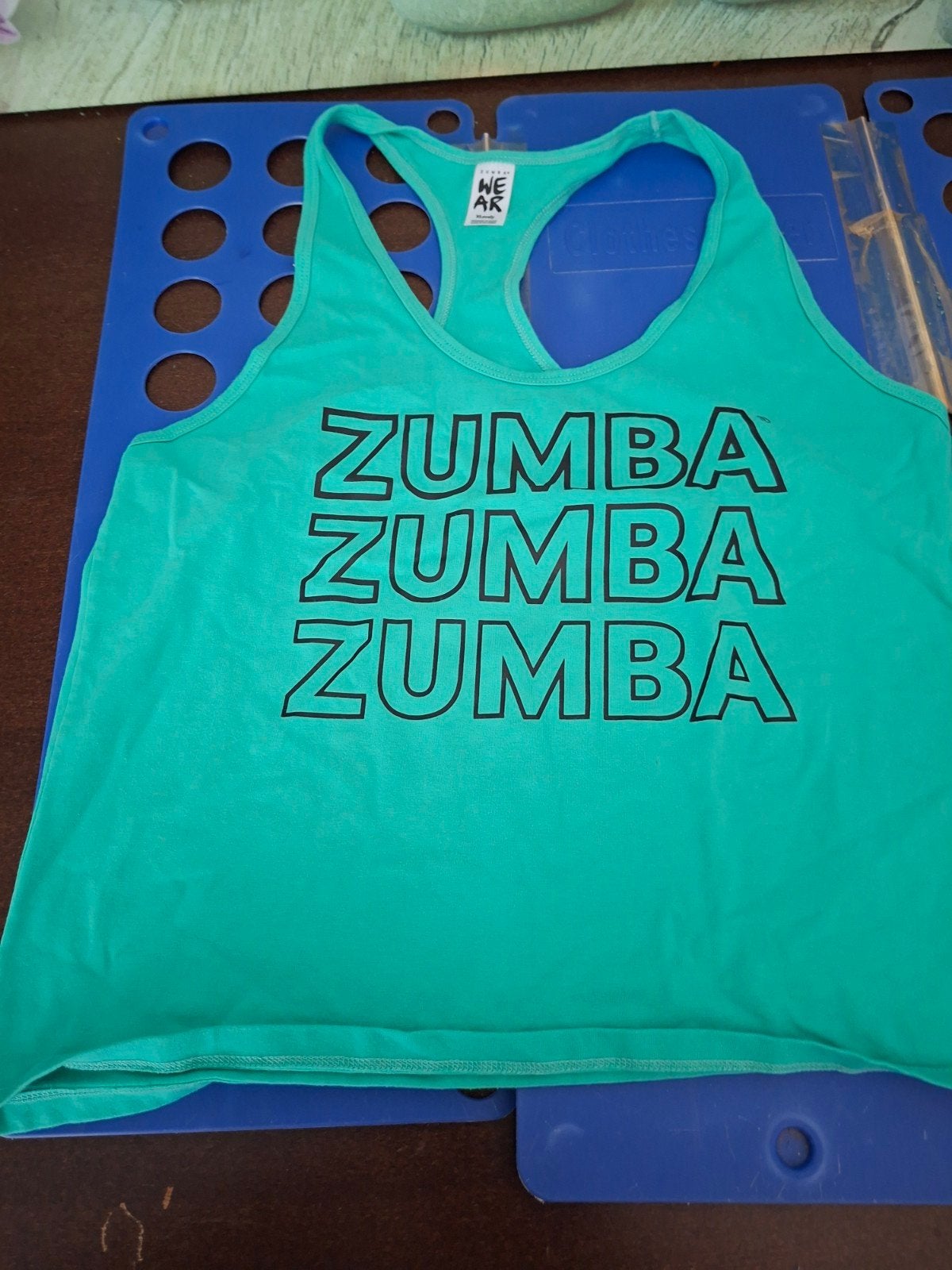 Groene Zumba top maat XL (valt kleiner), Ophalen of Verzenden