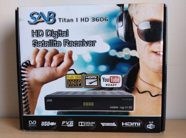 SAB Titan I HD 3606 satelliet ontvanger, Ophalen of Verzenden, Zo goed als nieuw, (Schotel)antenne-accessoires, Overige merken