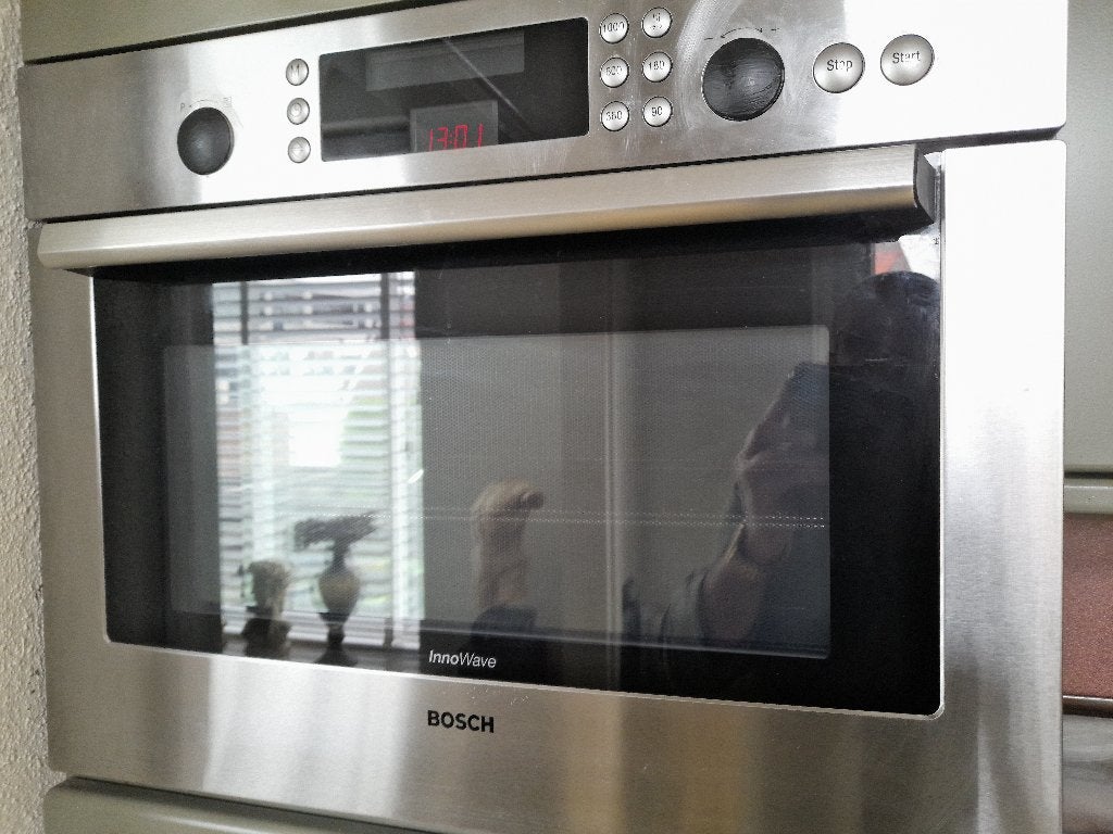 (inbouw) combi oven/magnetron  "INNOWAVE" van Bosch, Ophalen, Gebruikt, 50 tot 100 cm, Minder dan 100 cm
