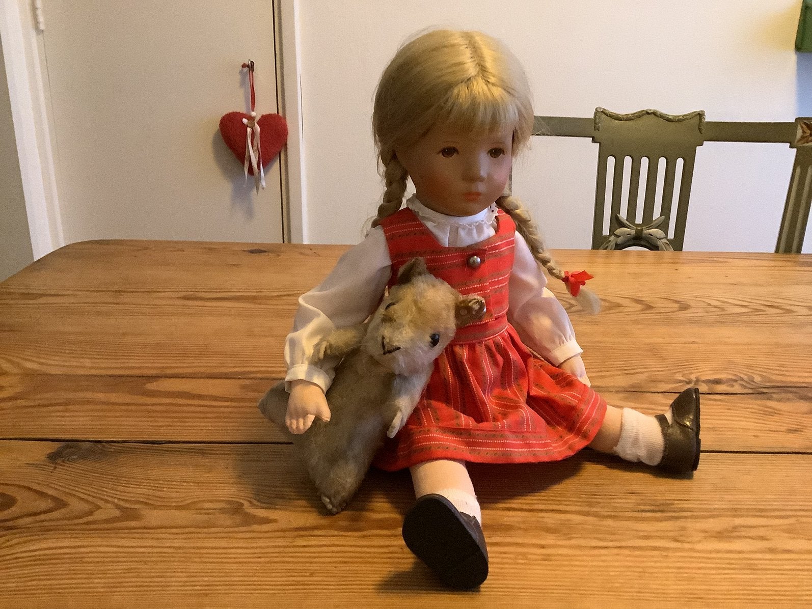 Kathe Kruse ree rendier haar gevuld, Ophalen of Verzenden, Zo goed als nieuw