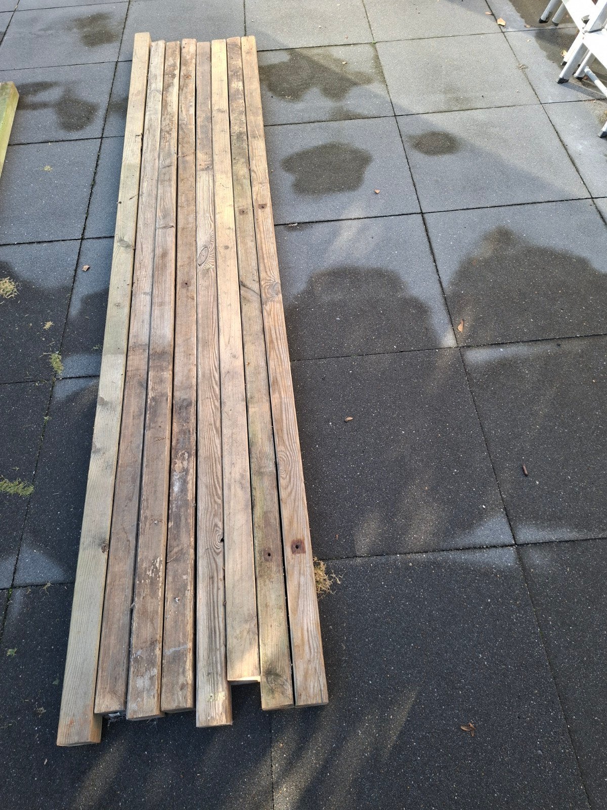tuinpalen, Tuin en Terras, Ophalen of Verzenden, Gebruikt, 250 cm of meer, Palen