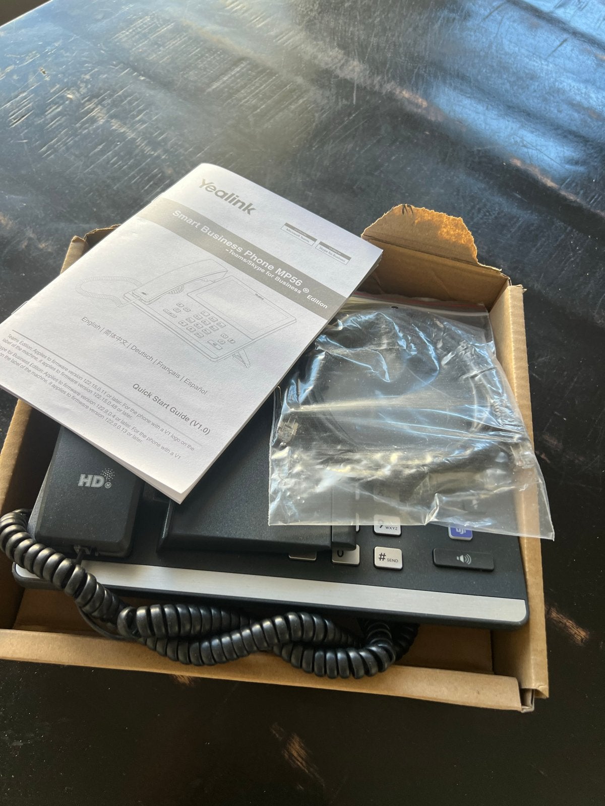 Yealink MP56 Teams Smart Business Telefoon, Telecommunicatie, Ophalen, Nieuw, 1 handset