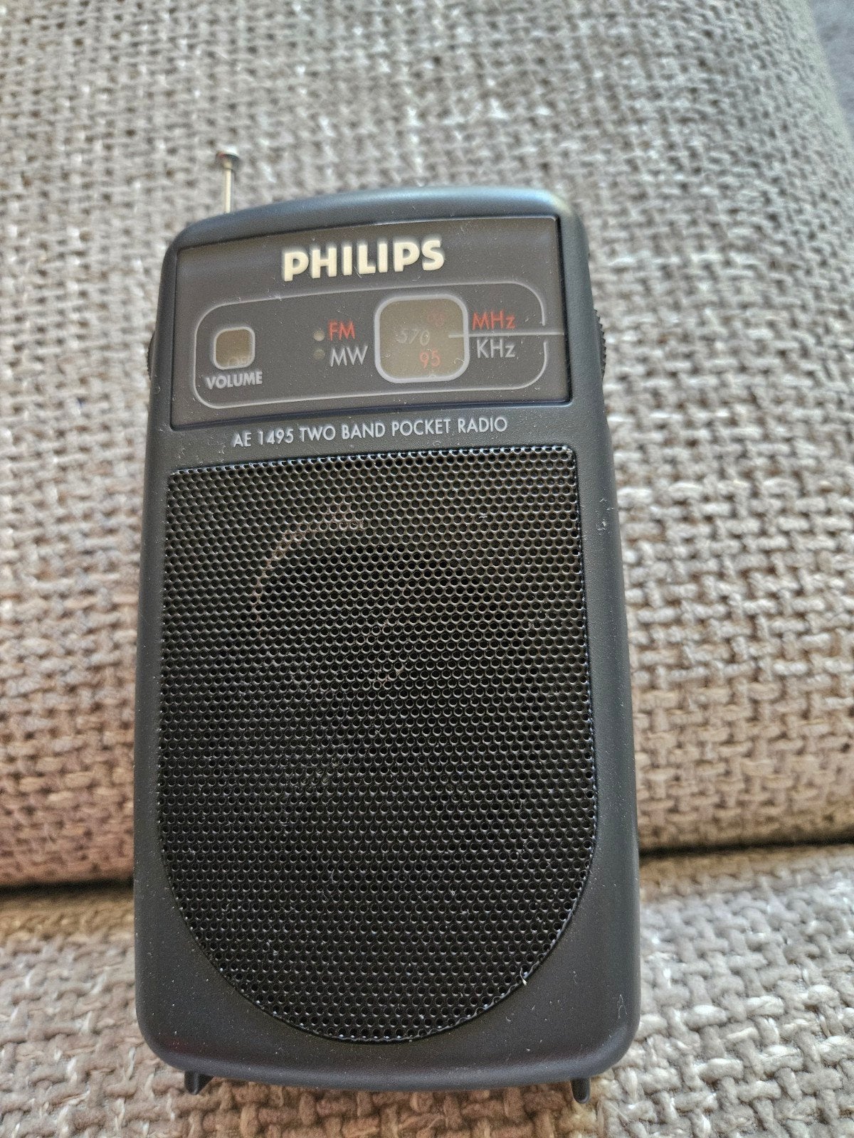 Philips AE 1495 Two Band Pocket Radio - Draagbare Radio, Ophalen of Verzenden, Gebruikt, Radio