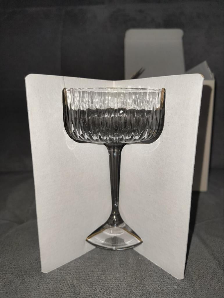 Nespresso x Fusalp Barista Festive cocktail glazen 2 stuks, Glas of Glazen, Nieuw, Ophalen of Verzenden, Glas