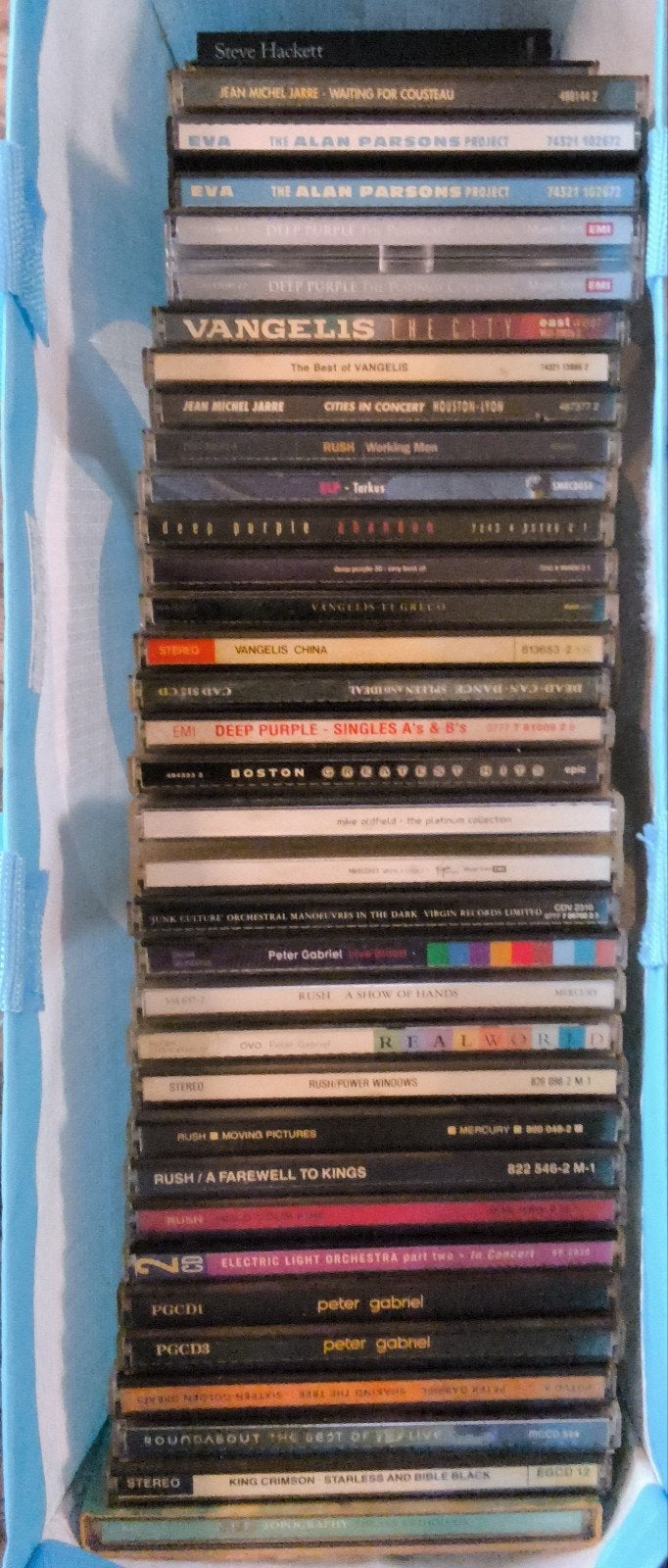 cd collectie circa 120 stuks genre prog rock * nw fotos, Cd's en Dvd's, Ophalen, Gebruikt, Rock