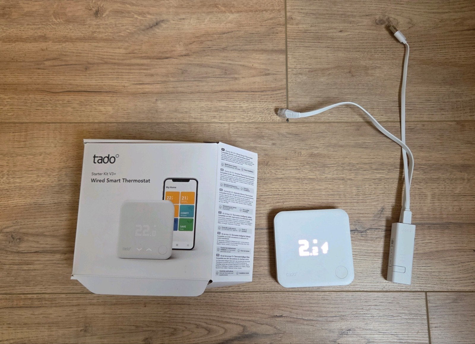 tado Slimme Thermostaat Starter Kit V3+ (Bedraad), Ophalen, Zo goed als nieuw