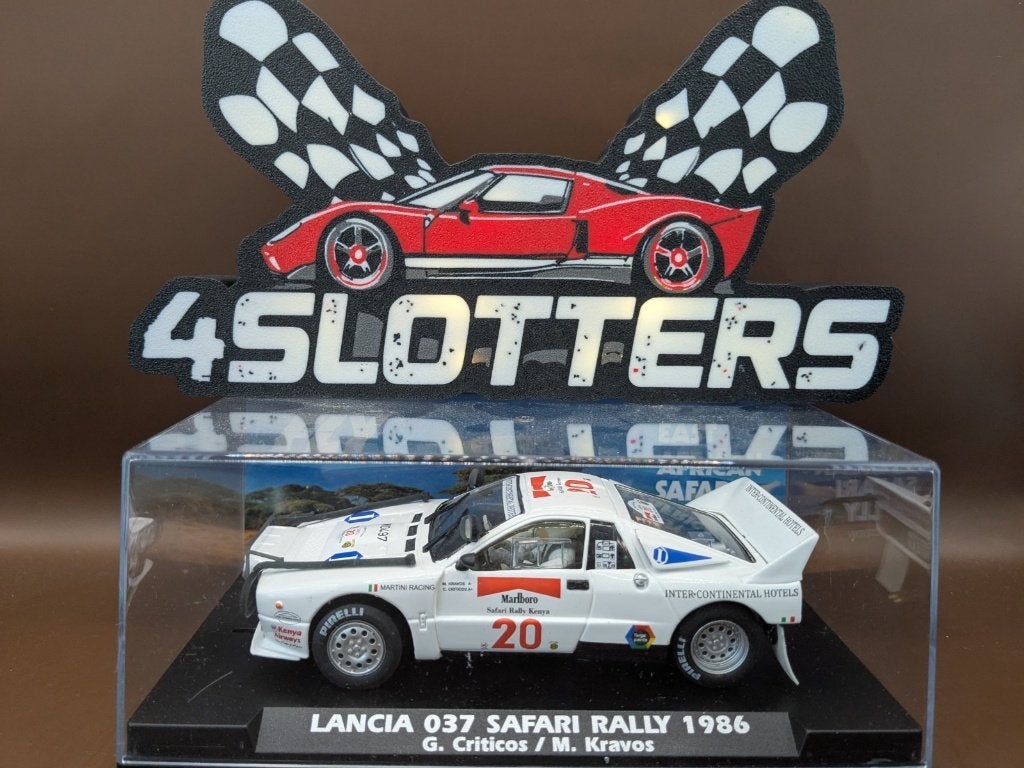 Fly Lancia 037 #20 Marlboro Safari Rally 1986 A2030, Kinderen en Baby's, Speelgoed | Racebanen, Verzenden, Nieuw, Elektrisch, Overige merken