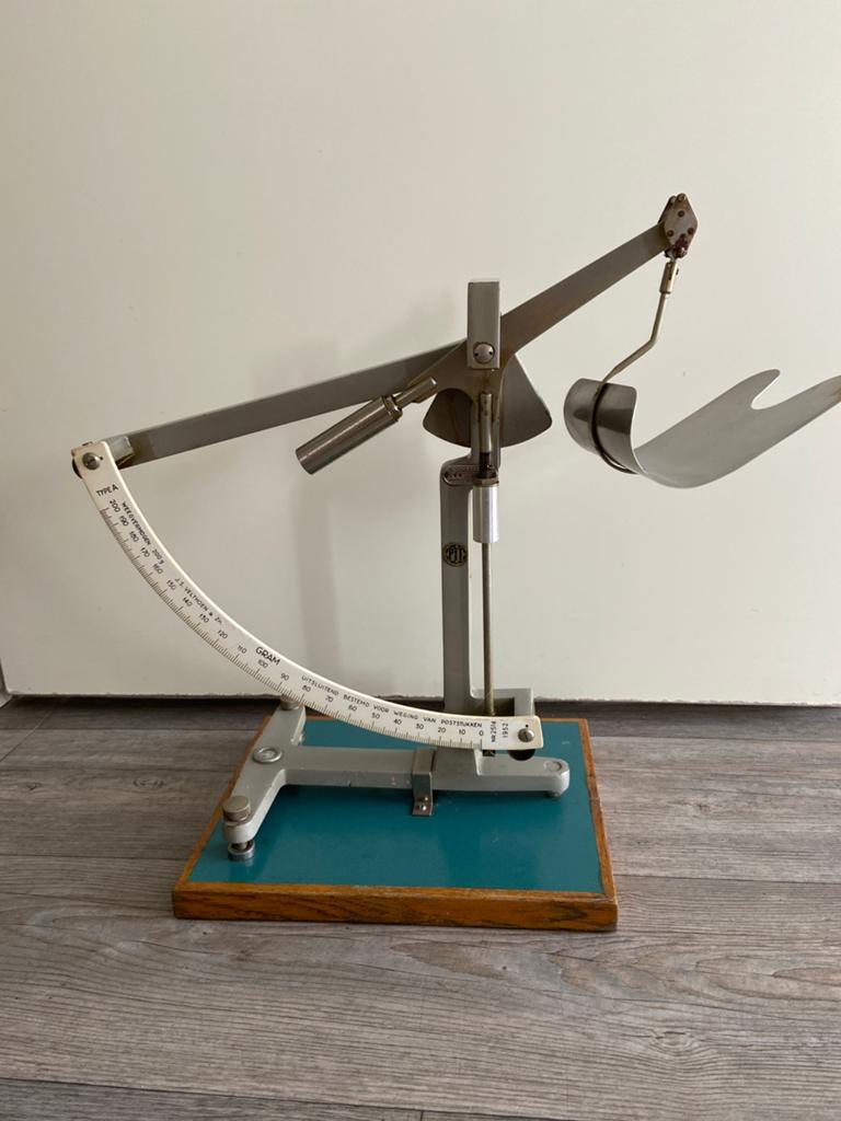 Antieke PTT postweegschaal - Model 21, 1952, Antiek en Kunst, Ophalen of Verzenden