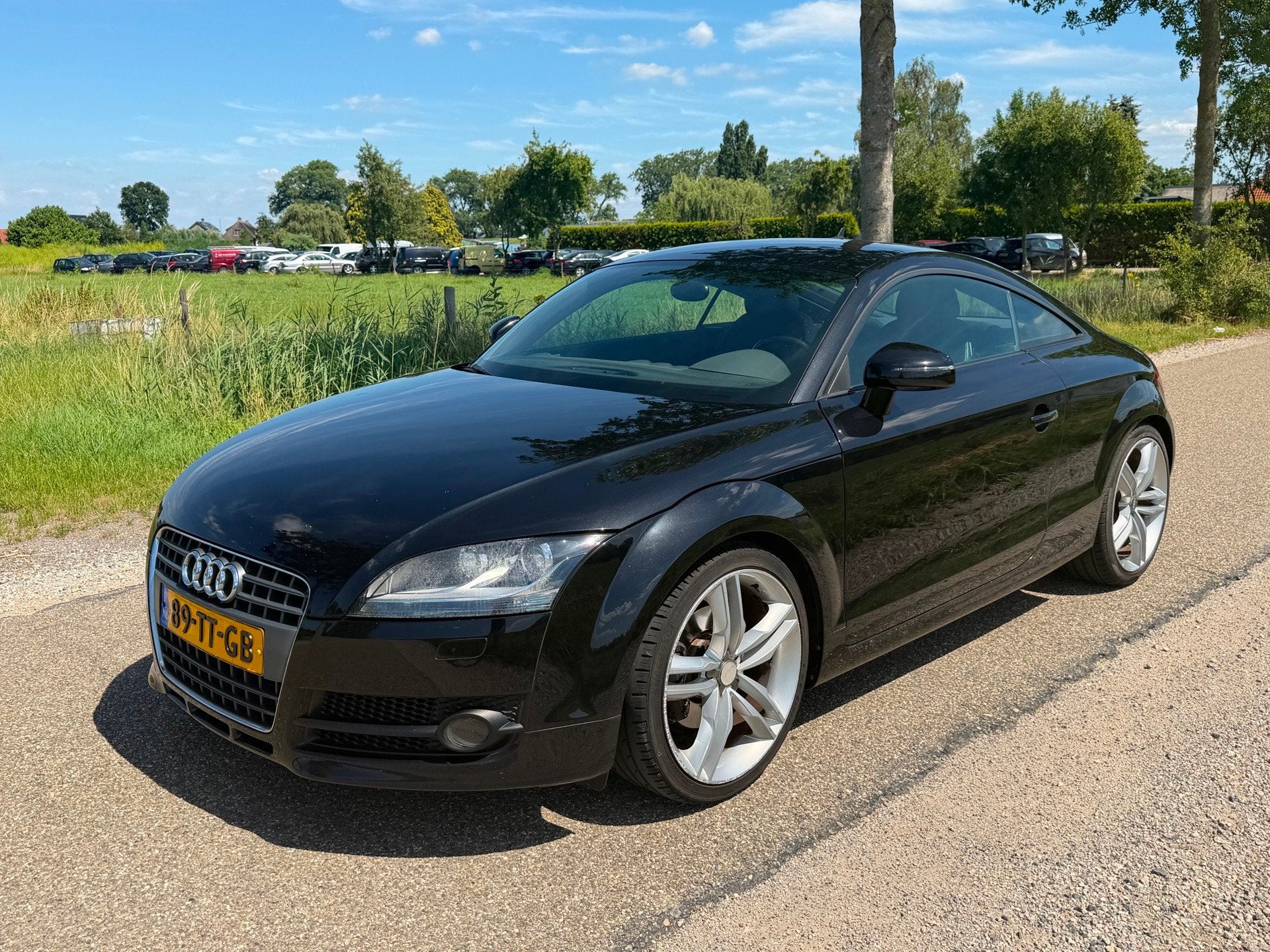Audi TT 2.0 TFSI Pro Line APK 01-2027 Airco NAP Leder, Gebruikt, Zwart, 4 cilinders, 1984 cc