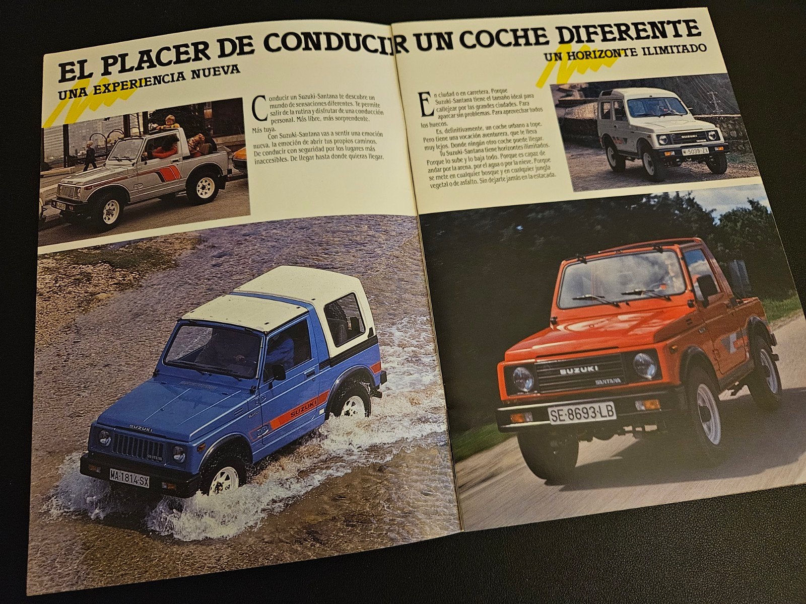 Brochure Suzuki Santana SJ 410/413, Ophalen of Verzenden, Zo goed als nieuw, Overige merken