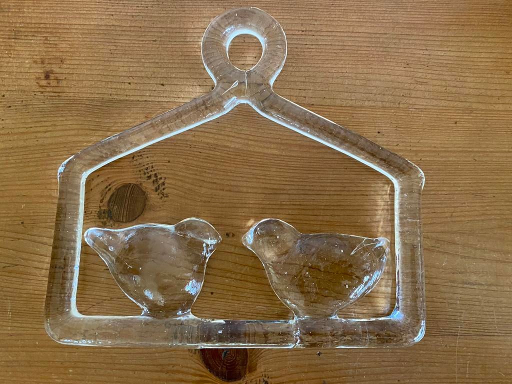 Kosta Boda glazen raamhanger vogeltjes, Ophalen of Verzenden, Huis en Inrichting