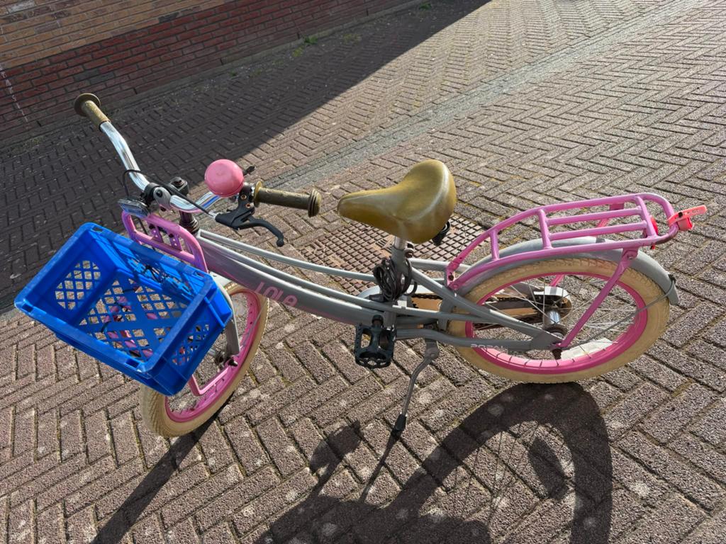 Leuke meisjesfiets te koop van het merk popal lola, Ophalen, Zo goed als nieuw, 18 inch
