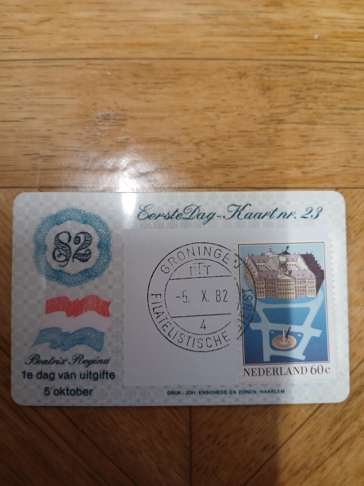 Eerste Dag Kaart nr. 23 Beatrix Regina 5 oktober 1982, Ophalen of Verzenden