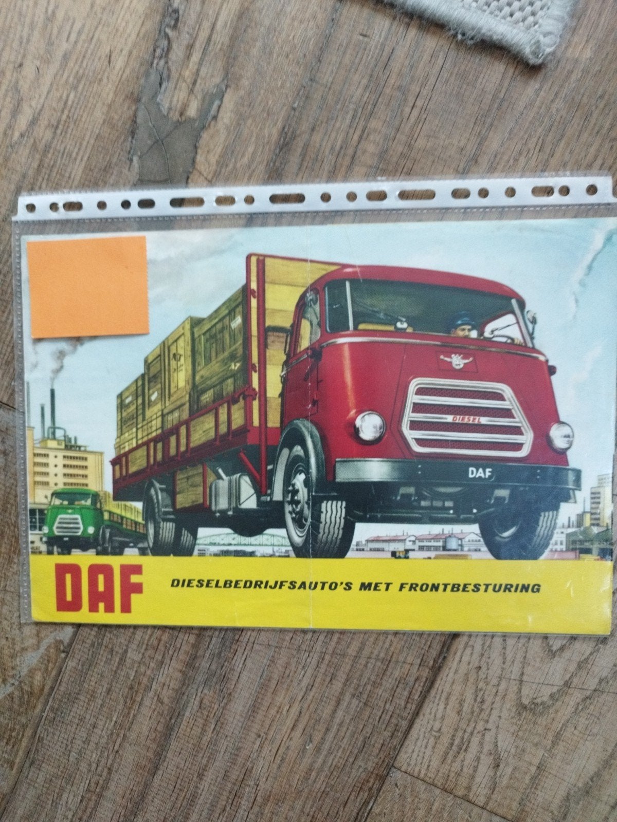 DAF Dieselbedrijfsauto's met Frontbesturing Brochure 1960, Ophalen of Verzenden, Gelezen, DAF